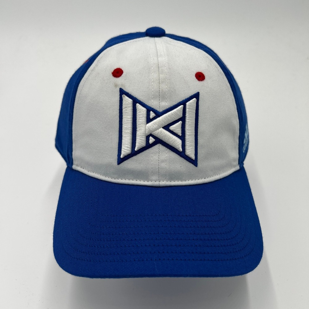Adidas Kansas Jayhawks‎ KU Hat Blue White Red Adjustable Strapback Cap